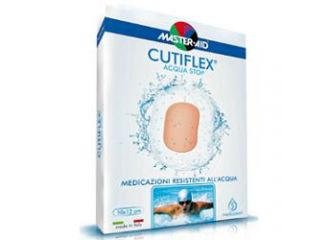 Medicazione autoadesiva trasparente impermeabile master-aid cutiflexmed 10x6 cm 5 pezzi