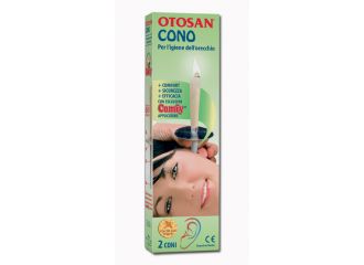 Otosan cono per l'igiene delle orecchie otosan+propoli 2 pezzi