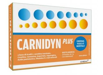 Carnidyn plus 20 bustine da 5 g gusto arancia