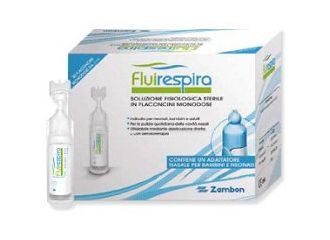 Fluirespira soluzione fisiologica sterile 30 flaconcini monodose da 5ml
