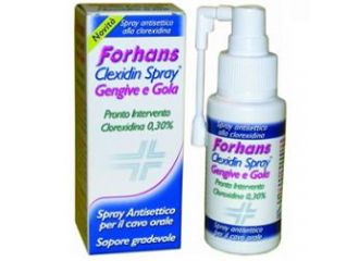 Collutorio spray con clorexidina forhans clexidin 50ml