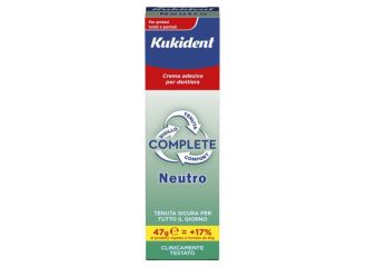 Kukident neutro complete crema adesiva per protesi dentarie 47 g