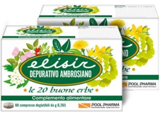 Elisir depurativo ambrosiano 20 compresse 5,3 g