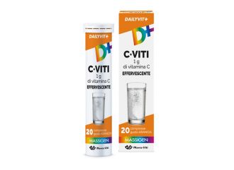 Dailyvit+ c viti 1g di vitamina c effervescente 20 compresse