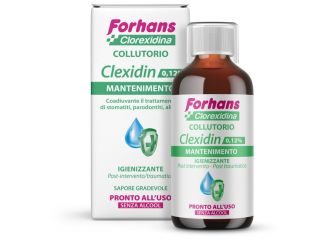 Forhans collutorio con clorexidina 0,12 clexidin senza alcool 200 ml