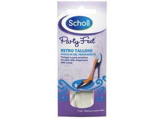 Plantare ortopedico per retro tallone party feet scholl gel activ 1 paio