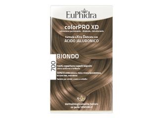 Euphidra colorpro xd 700 biondo gel colorante capelli in flacone + attivante + balsamo + guanti