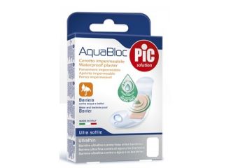 Cerotto pic aquabloc 10x12 sterile antibatterico 5 pezzi