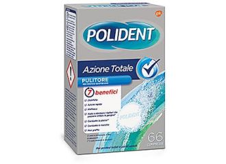 Polident azione totale 66 compresse pulitore per protesi quotidiano
