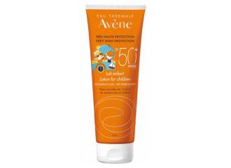 Eau thermale avene solare latte bambino spf 50+ 250 ml nuova formula