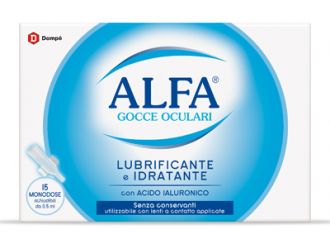 Alfa lubrificante monodose 15 fiale 0,5 ml