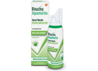 Rinazina aquamarina isotonica aloe spray nebulizzazione delicata 100 ml
