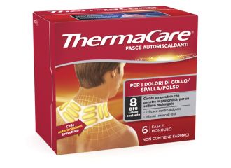 Fasce autoriscaldanti a calore terapeutico thermacare collo spalla polso 6 pezzi