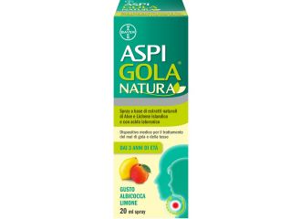 Aspi gola natura spray albicocca limone 20 ml