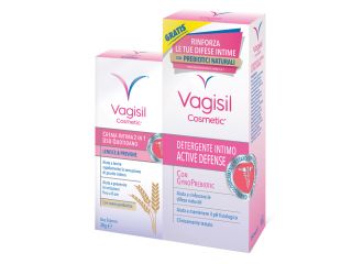 Vagisil duo defense crema intima 2 in 1 30 g + detergente intimo 250 ml omaggio