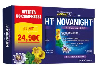 Novanight bipacco 30 + 30 compresse promo