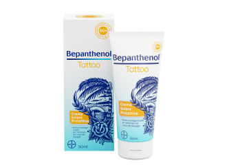 Bepanthenol tattoo crema solare protettiva spf50+ 50 ml