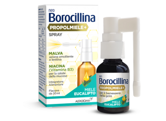 Neoborocillina propolmiele+ spray miele eucalipto 20 ml