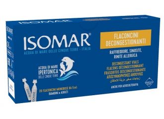 Isomar soluzione decongestionante nasale 20 flaconcini 5 ml