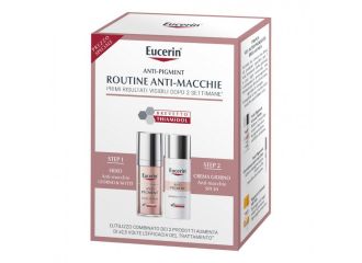 Eucerin anti-pigment routine pack 1 dual serum 30 ml + 1 crema giorno 20 ml + 1 crema notte 20 ml