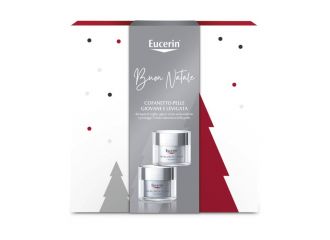 Eucerin anti age xmas pack hyaluron-filler 2021 1 crema hyaluron filler giorno 50 ml + 1 crema hyaluron-filler notte 50 ml