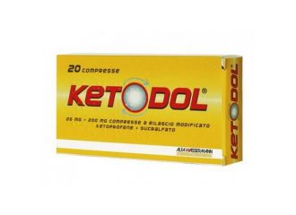 Ketodol 25 mg + 200 mg compresse