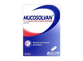 Mucosolvan 75 mg capsule rigide a rilascio prolungato