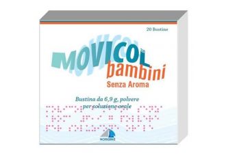 Movicol bambini 6,9 g, polvere per soluzione orale, senza aroma