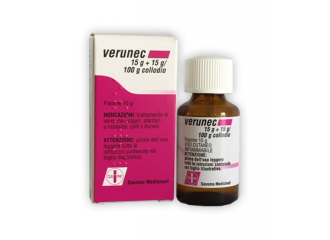 Verunec 15 g + 15 g/100 g collodio