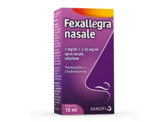 Fexallegra nasale 1 mg/ml + 3,55 mg/ml spray nasale soluzione