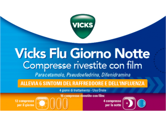 Vicks flu giorno notte compresse rivestite con film