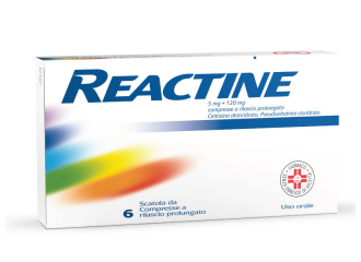 Reactine 5 mg + 120 mg compresse a rilascio prolungato