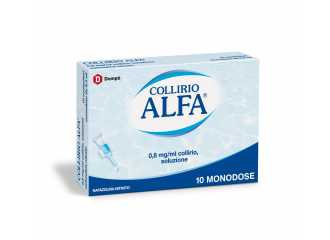 Collirio alfa decongestionante 0,8 mg/ml collirio, soluzione