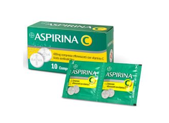 Aspirina 400 mg compresse effervescenti con vitamina c