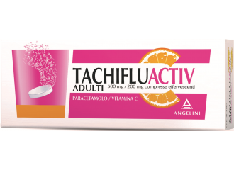 Tachifluactiv adulti 500 mg / 200 mg compresse effervescenti