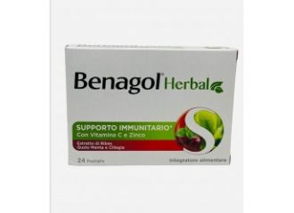 Benagol herbal menta e ciliegia 24 pastiglie