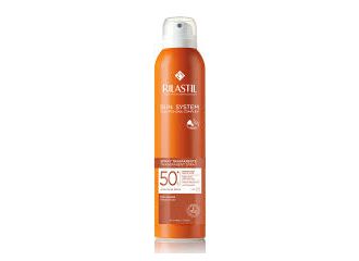 Rilastil sun system trasparent spray spf50+ 200 ml