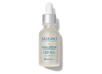 Miamo longevity plus aging defense sunscreen drops soft gold 30 ml