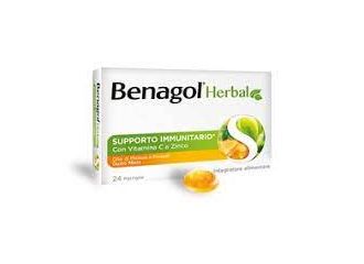 Benagol herbal miele 24 pastiglie