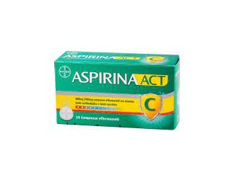 Aspirinaact 800 mg /480 mg compresse effervescenti con vitamina c