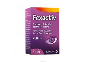 Fexactiv 3 mg/ml + 0,5 mg/ml collirio, soluzione