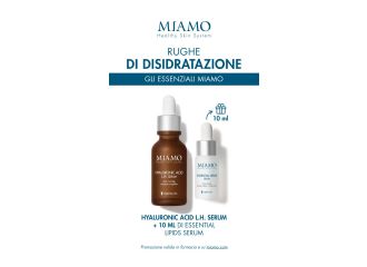 Miamo cofanetto rughe di disidratazione hyaluronic acid lh serum 30 ml + essential lipids serum 10 ml