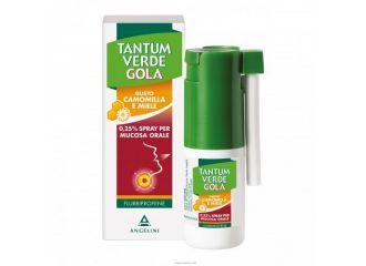 Tantum verde gola 0,25% spray per mucosa orale gusto camomilla e miele