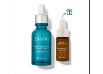 Miamo cofanetto fill & lift multi peptide 30 ml + collagen boost 10 ml