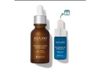 Miamo cofanetto fill & lift collagen boost 30 ml + multi peptide 10 ml